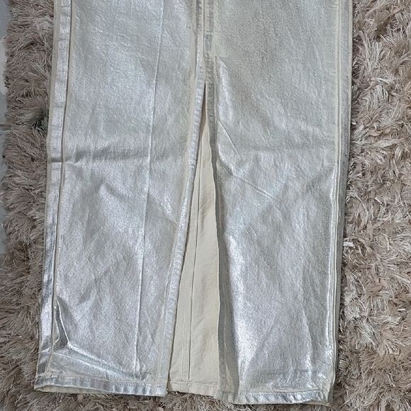 Zara Cream Textured Fabric - Picture 5 of 7